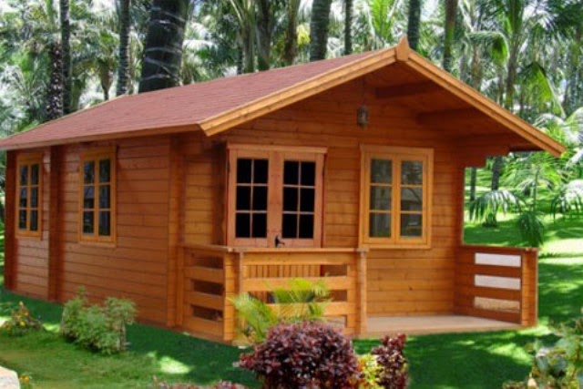 Desain Rumah Kayu Sederhana dan Modern  Contoh Disain 