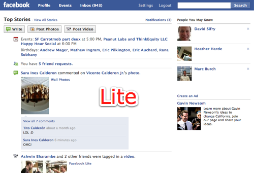 Facebook Lite