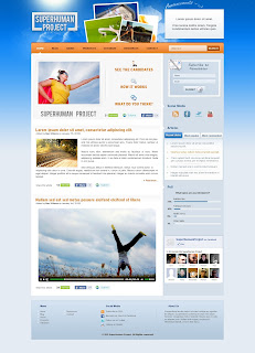 super human website design