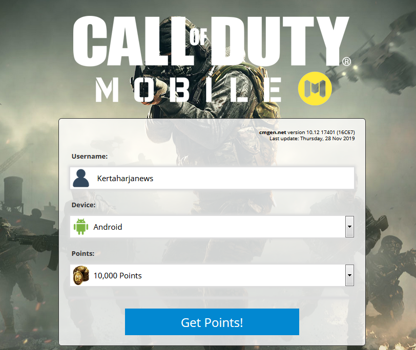 Cmgen.net How to get CP for mobile COD for free | KertaharjaNews - 