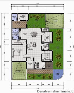 Modern House Plan Type 70 with 4 bedroom