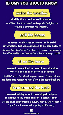 Idioms you should know