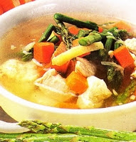 Resep Masakan Sup Ayam Asparagus