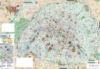 карта Парижа
