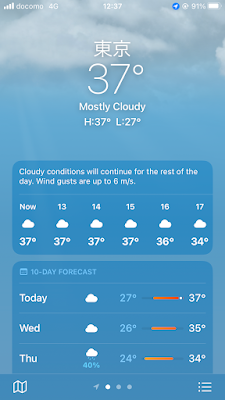 東京の天気