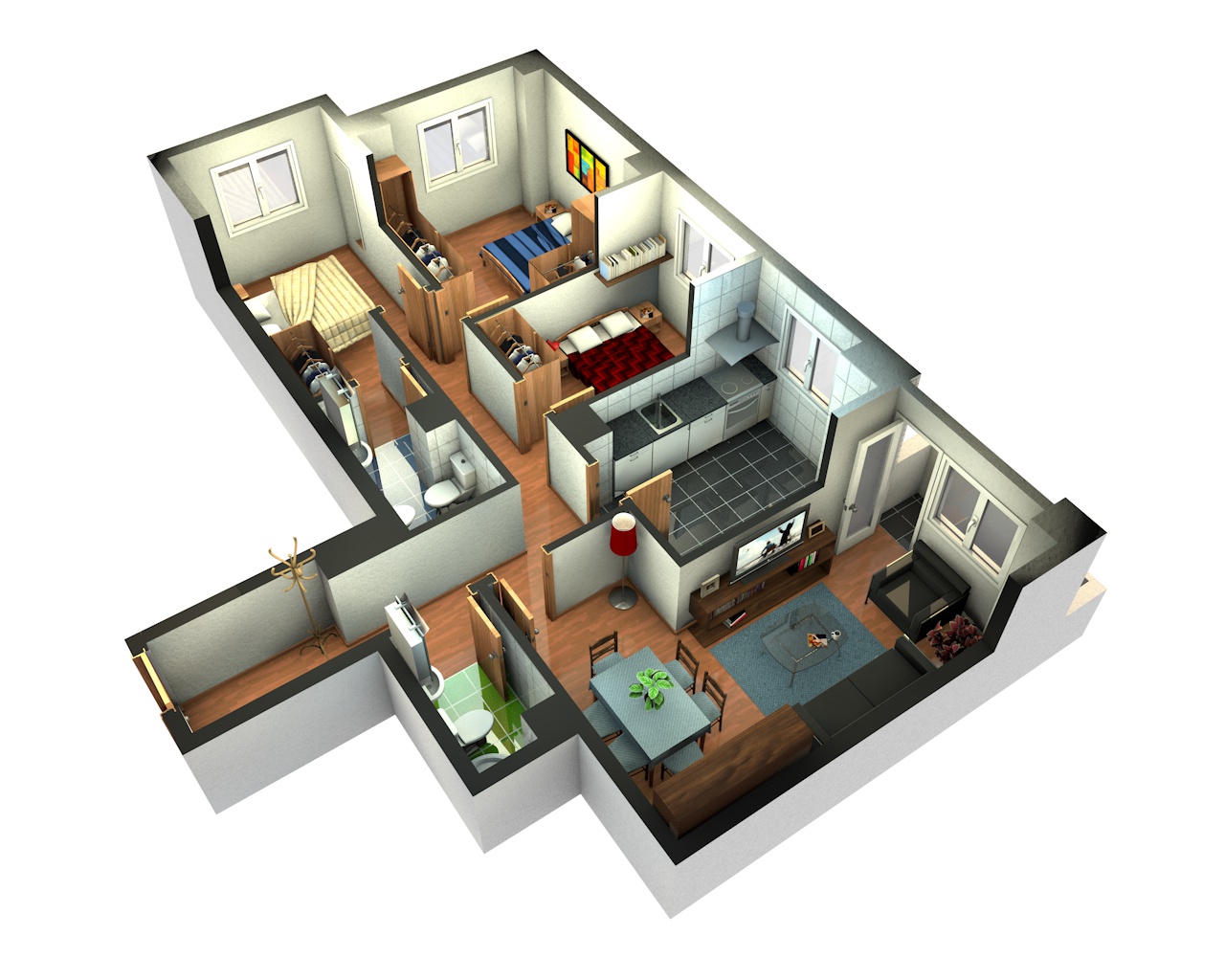 Foundation Dezin & Decor: 3D Home Plans