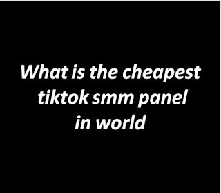 tiktok smm panel