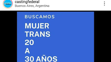 BUENOS AIRES - CASTING: Se buscan MUJERES TRANS de 20 a 30 años para PUBLICIDAD de BANCO