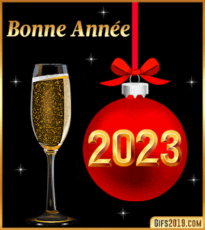 ▷ Bonne Année 2023 GiF animé【º‿º】❤️