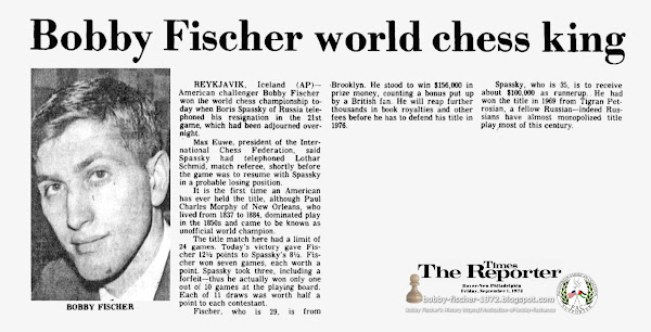 Bobby Fischer world chess king