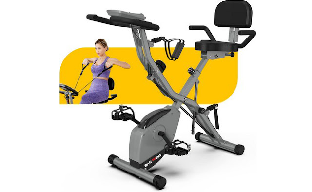 BARWING Stationary Exercise Bike for Home Workout