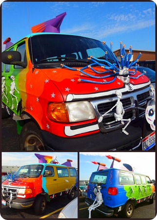 Halloween car
