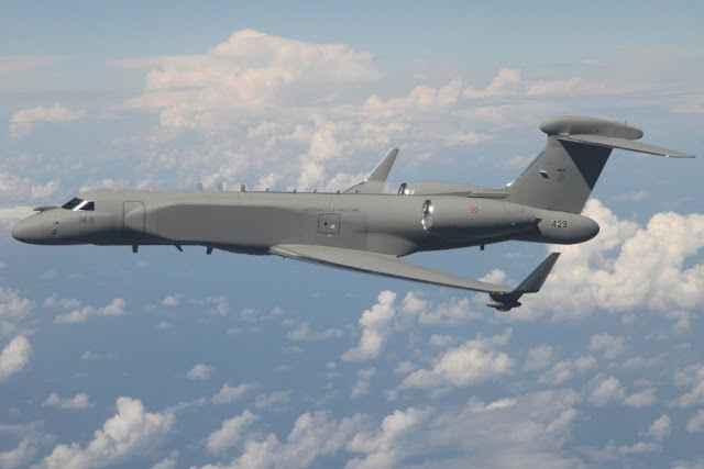 ITALIAN AIR FORCE RECEIVES ITS SECOND GULFSTREAM G550 CAEW