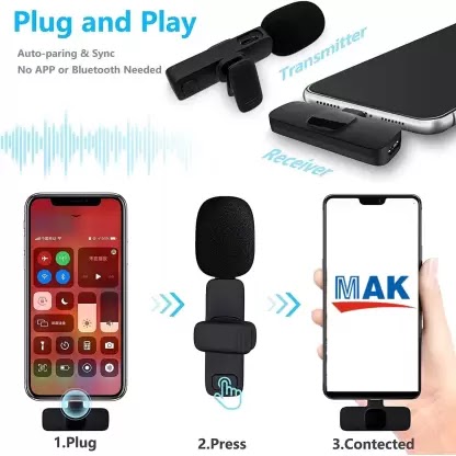 MAK K8 Wireless Lapel Microphone 