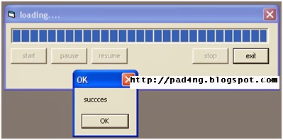 Membuat Efek loading menggunakan ProgressBar pada Visual Basic 6 | http://pad4ng.blogspot.com | Blogger Padang