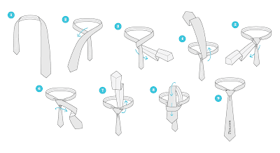 how to tie a tie half windsor
