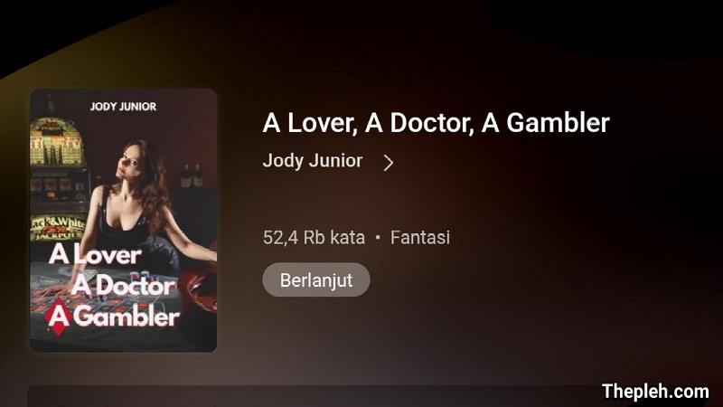 Novel A Lover, A Doctor, A Gambler Full Bab