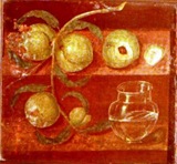 Bodegn melocotones - Herculano  - Museo Npoles