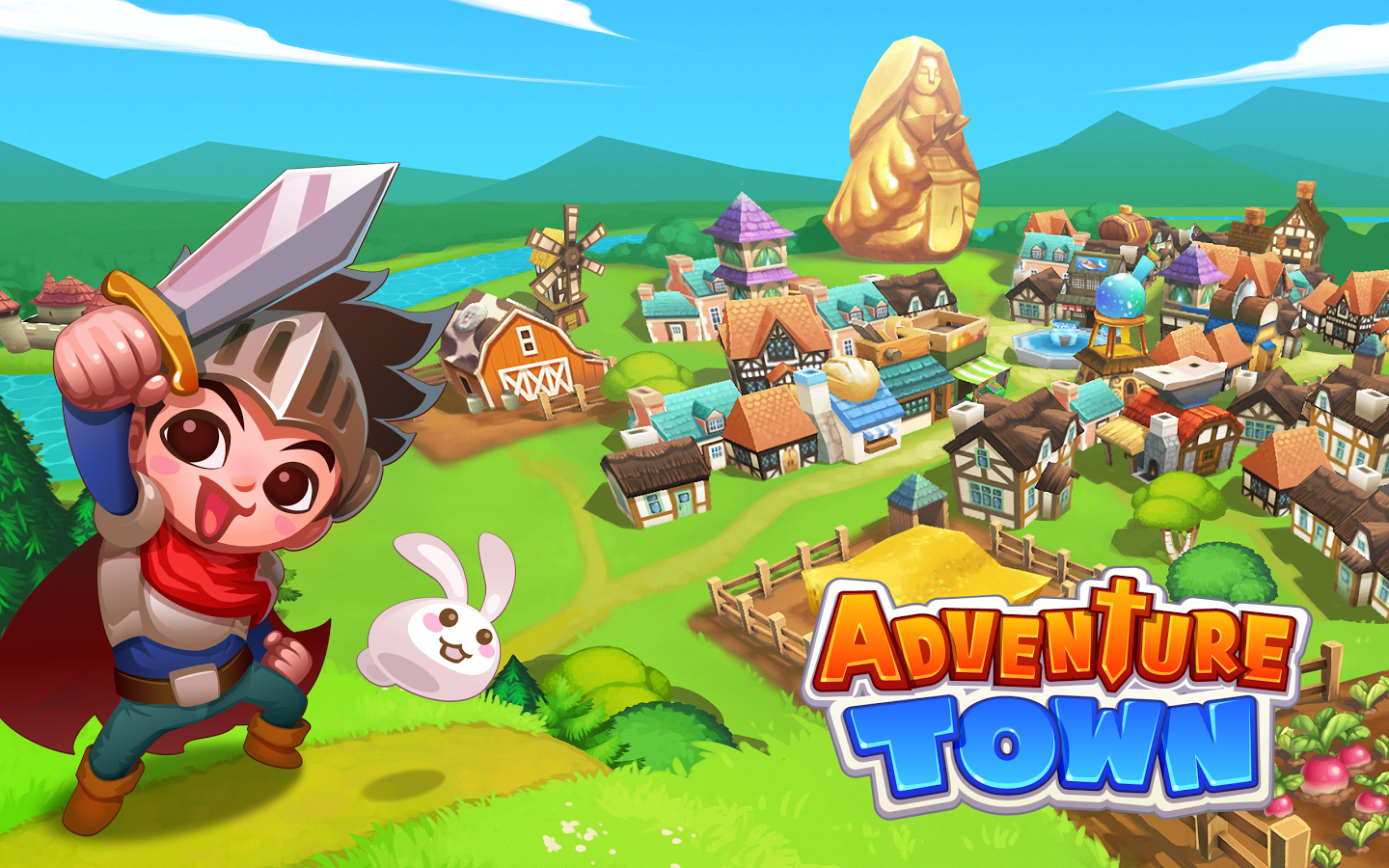 Adventure Town Mod Apk (Unlimited Golds and Crystals) Free For Android