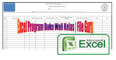 Download Aplikasi Excel Program Buku Guru Kelas Terbaru