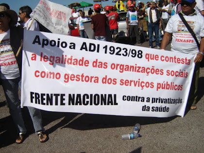 Marcha dos federais em Brasília