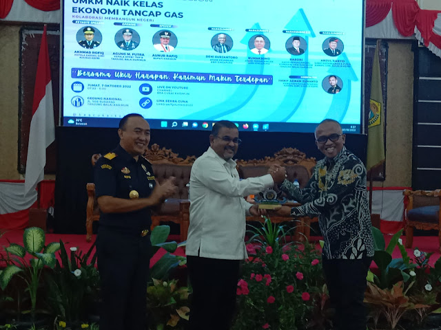 Bupati Karimun Apresiasi Discussion UMKM Group yang Digelar Oleh Bea Cukai Karimun