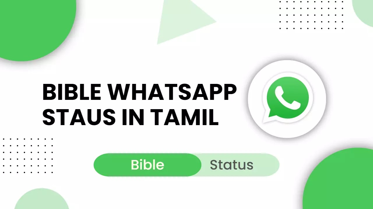 Bible Whatsapp Status in Tamil