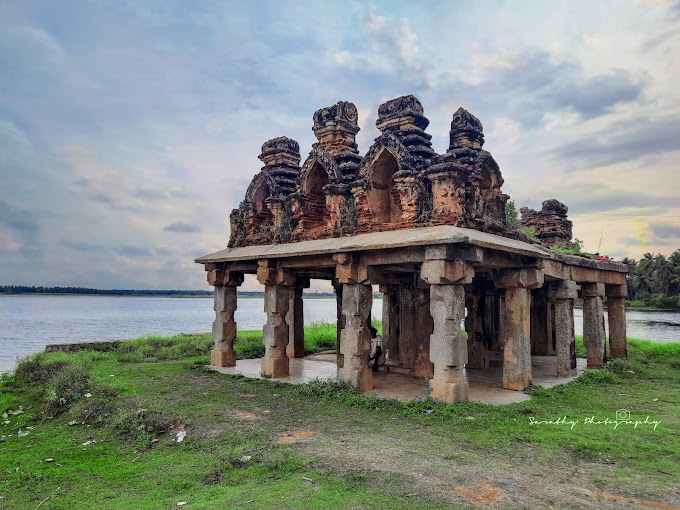 Shri Mallikarjuna Temple of Basaralu and the Koppa Lake