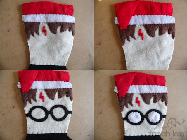 Manualidades Navideñas: Bota de Fieltro - Harry Potter