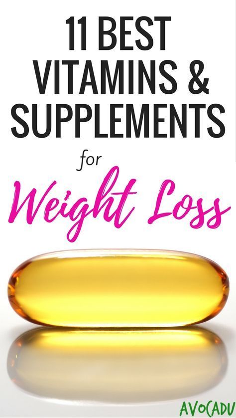 11 Best Supplements and Vitamins for Weight Loss