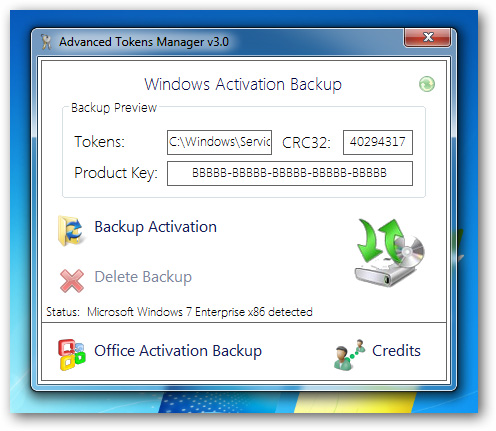 Sao lưu và khôi phục thông tin bản quyền của Windows và ứng dụng