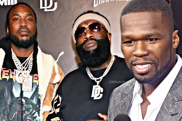 50 Cent Teases Meek Mill and Rick Ross Over Album Sales and London Success