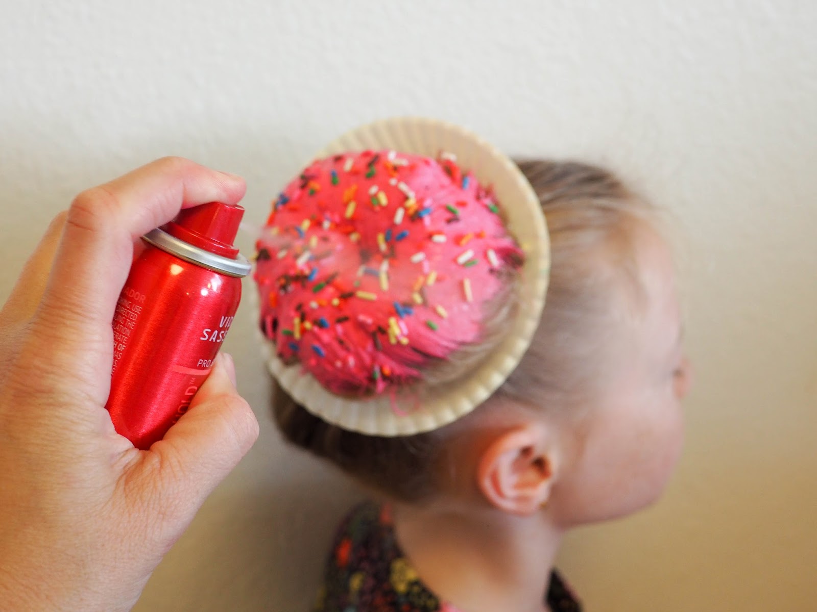 And you're done! Hair transformed into a tasty baked treat!
