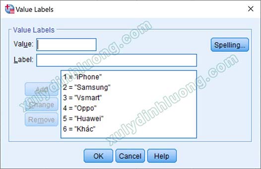 Mã hóa câu hỏi nhiều lựa chọn trong SPSS