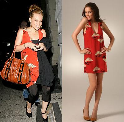 hilary duff dresses