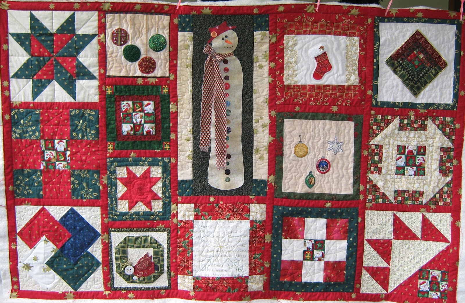 quiltmekiwi Christmas  quilts  and decorating  