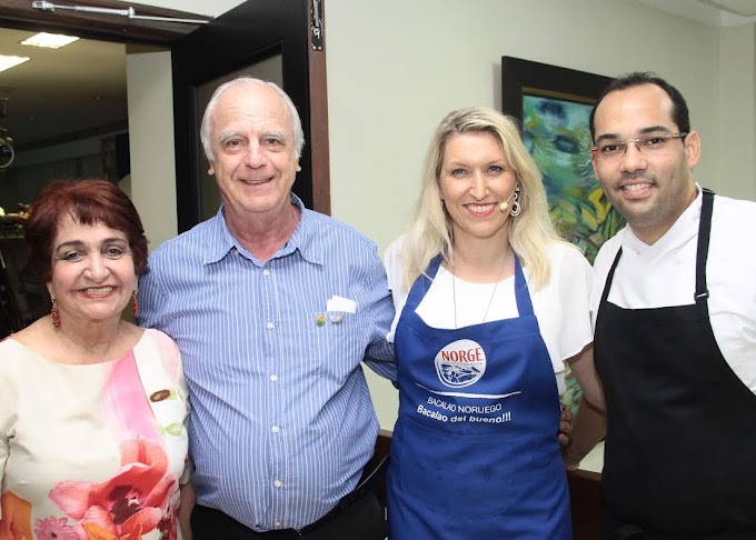 CHEF JACQUELINE HENRIQUEZ OFRECE COOKING SHOW CON BACALAO NORUEGO