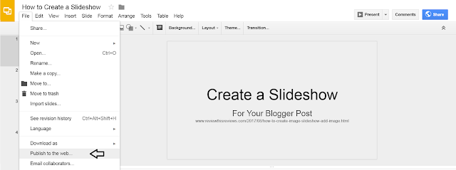 How to Add a Slideshow to Your Blogger Post