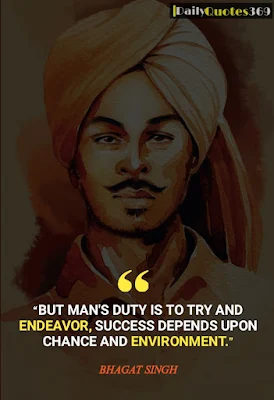 shaheed bhagat singh famous quotes
