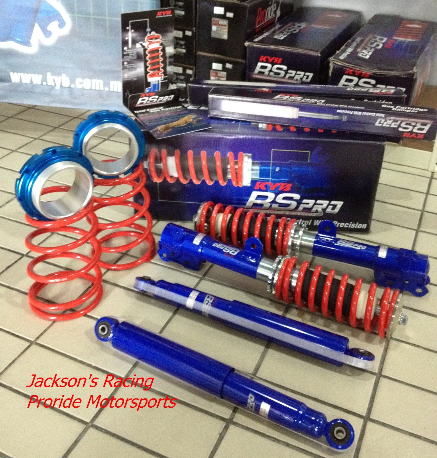Pro-ride Motorsports: KYB RS PRO Adjustable Suspension for 