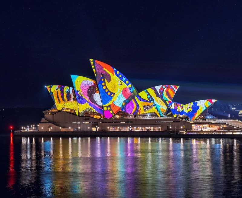 Vivid Sydney 2022 - image credit to Vivid Sydney and Destination NSW