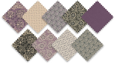 Downton Abbey Fabrics: The Dowager Collection