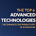 The Top 6 Advanced Technologies that Enhances the Productivity of Automotiv