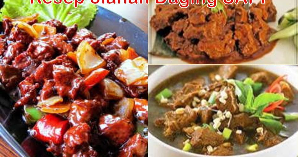 Resep olahan Daging SAPI saat hari raya Idul Adha 1438H 