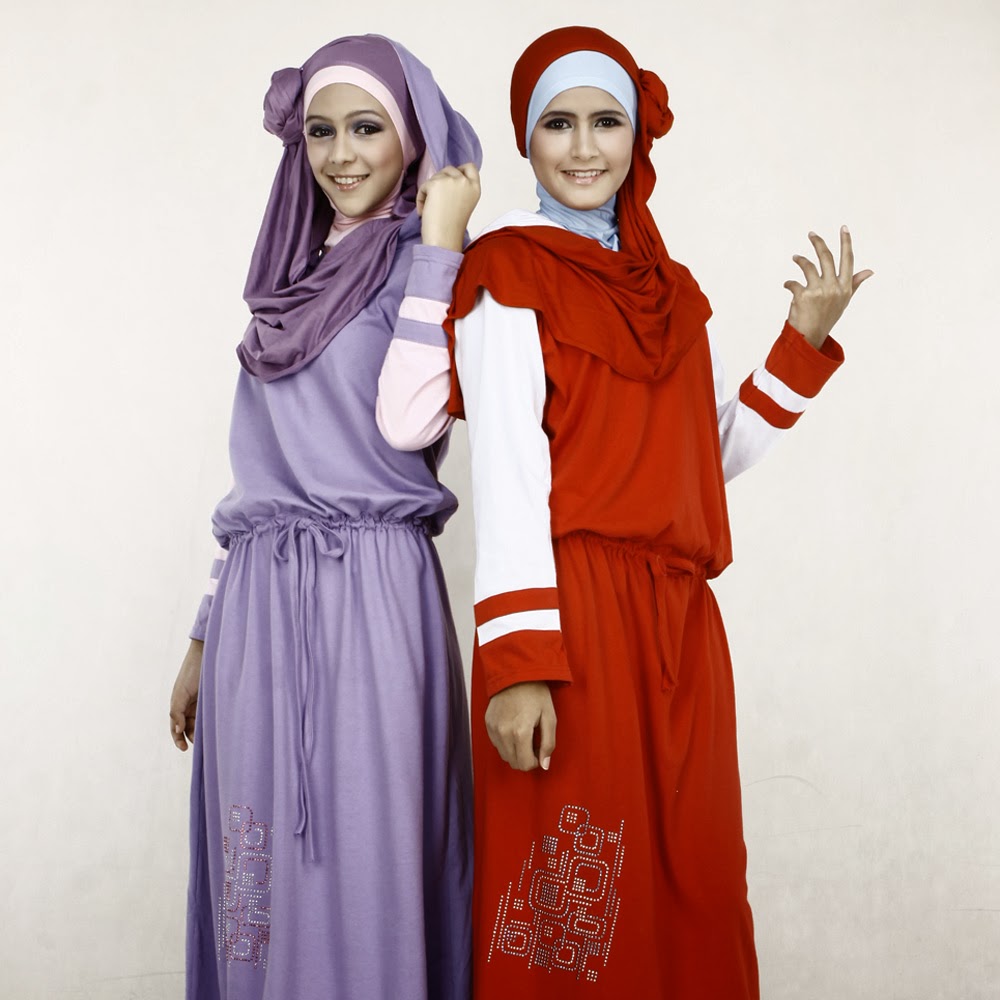  Gambar  Rancangan Busana  Muslim  Remaja Mode 2022 D hair 
