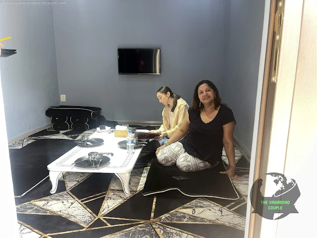 Floor Sitting, Low Raised Table, Private Room at Traditional Turkmen Kabob House