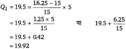 Solutions Class 11 अर्थशास्त्र में सांख्यिकी Chapter - 5  (केंद्रीय प्रवृत्ति की माप)