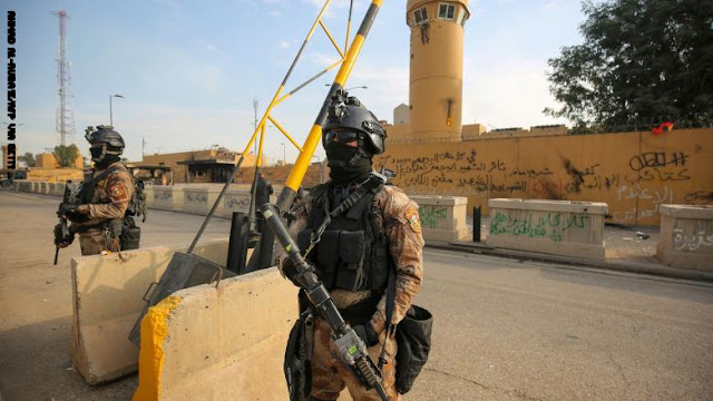 دوريات عسكرية بمحيط القواعد الأمريكية بعد الهجمات الصاروخية في العراق