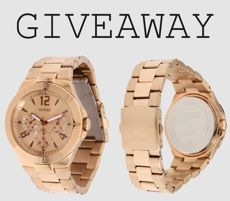 Guess rose gold watch GIVEAWAY