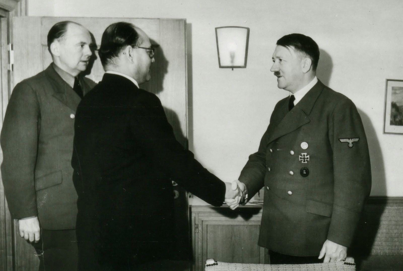 Subash Chandra Bose with Adolf Hitler